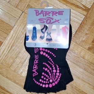 Barre sox: Black/Pink